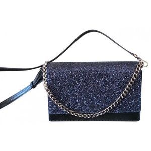 Kate Spade Cameron Glitter Crossbody bag navy & black